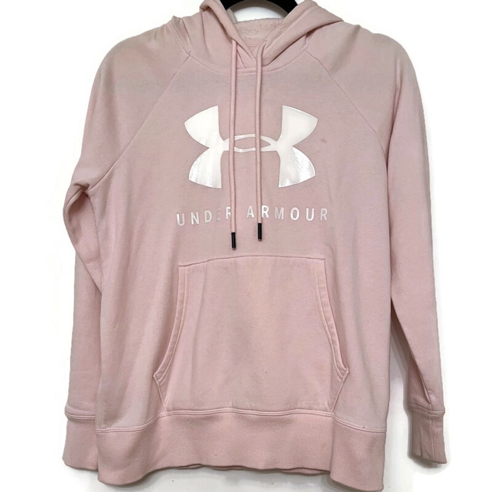 Under Armour color pink and white hoodie size xs - Picture 4 of 15